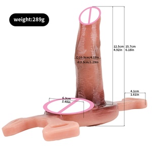 FAAK Vibrador Inalámbrico Insertable con Correa, Dildo de Silicona con Sensación de Piel, Juguetes Sexuales para Mujeres, Masturbador Lésbico - Product Image 6