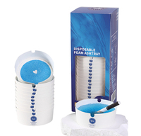 Cendrier jetable écologique 90mm*35mm en papier biodégradable pour fumer en extérieur