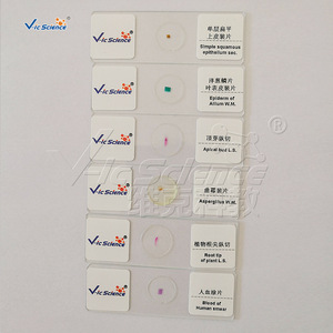 Suministro directo de fábrica: Portaobjetos biológicos mixtos de 91 tipos de plantas y animales, preparados para microscopía. - Product Image 3