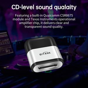 Adaptador <span class=keywords><strong>Bluetooth</strong></span> GITANK de 30 Pines con <span class=keywords><strong>AptX</strong></span> HD para Interfaz de Música Audi MMI 3G AMI, Audi Symphony Concert, Interfaz Multimedia Mercedes - Product Image 6