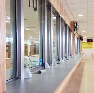 Porte en verre pare-balles Prix pour <span class=keywords><strong>garage</strong></span> Portes coulissantes plates industrielles et fournisseur de système de fenêtre - Product Image 6