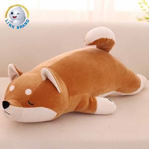 בובת כלב קטיפה 90 ס\\\"מ של לינק ברנד, צעצוע תלת מימדי בצורת גור שיבא אינו, צעצוע משחק לתינוקות, כרית שינה בצורת גור, צעצועים יפניים ממולאים - Product Image 6