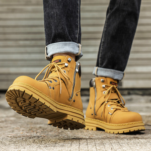 Botas de Hombre de Talla Grande, Cuero de Alta Calidad, Cómodas, Estilo Casual y Moderno, Disponibles en Stock, Personalización Disponible - Product Image 2