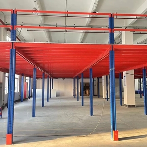 Piano mezzanino resistente con capacità di carico Multi-ton, progettato per supportare scaffalature e attrezzature per <span class=keywords><strong>Pallet</strong></span> industriali - Product Image 2