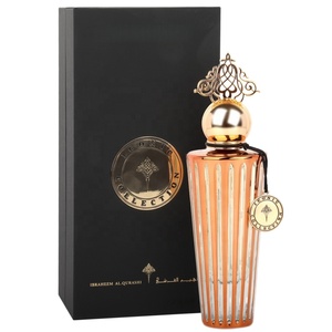 Dubai Arabic Iconic Collection Eau De <span class=keywords><strong>Parfum</strong></span>, Fragancia Unisex de Larga Duración con Botella de Lujo con Rayas Doradas Rosadas, 100 ml, Perfume AL - Product Image 3