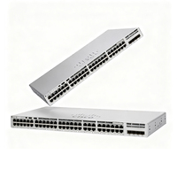Nuevo Switch Cisco Catalyst 9200L C9200L-48T-4G-E Original de 48 Puertos de Datos 4x1G con Uplinks Fijos, Network Essentials L3 Administrado, en Stock