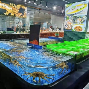 Acuario Cuadrado de Cristal para Peces de Agua Dulce, 100L-500L, Ecológico, Ahorro de Energía, Ultra Silencioso, Duradero y Transparente - Product Image 3