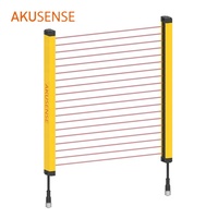 Barrière de sécurité infrarouge Akusense série BZL, étanche IP65, pour extérieur, capteur de sécurité industriel, portée de détection 0,3-3m