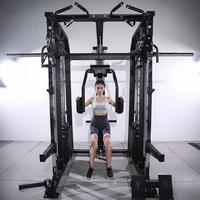 Máquina Multifuncional WENDY Todo en Uno, Rack de Sentadillas Comercial, Equipo de Gimnasio, Máquina Smith, Estación Multifuncional