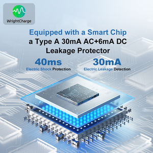 Nouvelle borne de <span class=keywords><strong>recharge</strong></span> murale intelligente avec programmation et mesure de la consommation d'énergie - Certifiée IP65 - Sortie 3,5 kW/7 kW - Compatible avec 99 % des véhicules électriques mondiaux - Optimisation des coûts pour les propriétaires de maisons - Product Image 2