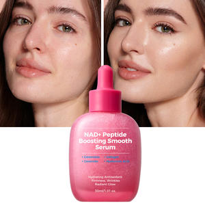 Sérum à l'acide hyaluronique lissant et raffermissant végétalien, éclat, anti-rides, collagène, NAD+ Peptide, sérum Nads - Product Image 1