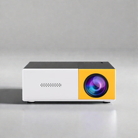 Meilleur Mini Projecteur de Poche Vidéo LED Portable Android Yg300 500 Lumens ANSI, Batterie pour Enfants, RAM 2 Go, Système d'Exploitation Android 9