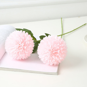 Piccolo Fiore Artificiale di Crisantemo a Sfera, Effetto Realistico, per Matrimoni, Decorazioni Interne, Fornitore di Fiori Artificiali - Product Image 6
