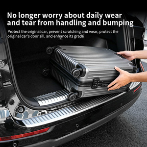 Pour Ford Territory 2023-2026 : Protection <span class=keywords><strong>de</strong></span> <span class=keywords><strong>seuil</strong></span> <span class=keywords><strong>de</strong></span> porte et <span class=keywords><strong>de</strong></span> pare-chocs <span class=keywords><strong>de</strong></span> <span class=keywords><strong>coffre</strong></span> en acier inoxydable, autocollant décoratif pour garde-boue arrière - Product Image 4