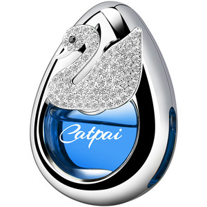 SWAN Purificateur d'air de voiture moderne et mignon pour femme, avec capteur de vibration, évaporation naturelle, aromathérapie aux huiles essentielles - Product Image 1