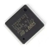 STM32F103VET6 QFP100 32บิตไมโครคอนโทรลเลอร์ชิป IC ไมโครคอนโทรลเลอร์512KB(512K X 8) หน่วยความจำแฟลช STM32F103VET6