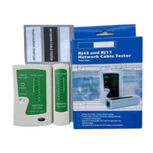 Probador de Cable de teléfono de red LAN <span class=keywords><strong>Ethernet</strong></span> Cable Tester herramienta de prueba para RJ45 RJ11/12 Cat5 Cat5e Cat6 Cable Tester - Product Image 2