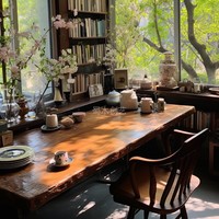 Table à thé multifonctionnelle en bois massif de style zen chinois moderne, combinaison bureau et table à thé, mobilier pour la maison, le bureau et le salon
