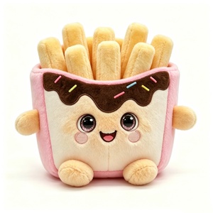 Peluche Frites Françaises Personnalisée, Jouet en Peluche Alimentaire Mignon, Animal en Peluche Thème Collation, Peluche Géante Rembourrée Coton PP, Halloween pour Bébés 0-24 Mois - Product Image 2