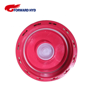 DN150 plástico rojo cerrado transpirable ventilado tapa superior antipolvo Ibc Tote Tank Cap para la venta - Product Image 3