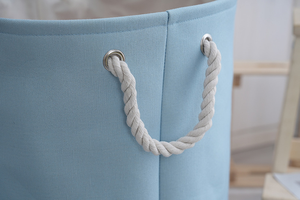 Cesta de Almacenamiento de Juguetes y Cesto de Ropa Plegable de Lona Rectangular Moderna de Alta Calidad para Niños - Product Image 5