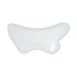 100% naturale bianco giada Guasha Stone Gua Sha strumento facciale per Spa <span class=keywords><strong>meditazione</strong></span> rilassante - Product Image 5