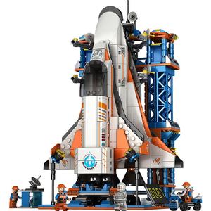 Juego de Bloques de Construcción con Temática Espacial, Modelo de Cohete y Avión <span class=keywords><strong>para</strong></span> Armar, Juguetes Creativos de Construcción <span class=keywords><strong>para</strong></span> Niños, Regalos - Product Image 3