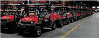 Camion de pompiers 4x4 UTV 390cc, véhicule utilitaire de lutte contre les incendies avec barre lumineuse d'urgence sur le toit, benne basculante pour le sauvetage agricole