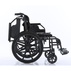 Fauteuil roulant manuel extra large, pliable, léger et portable, aide à la mobilité pour personnes âgées - Product Image 3