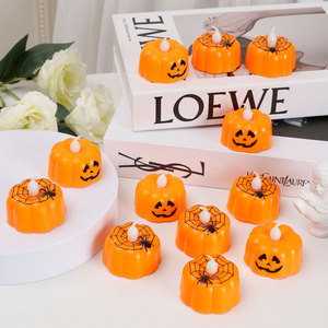 <span class=keywords><strong>Citrouille</strong></span> petites bougies bougies LED sans flamme Halloween têtes de <span class=keywords><strong>citrouille</strong></span> vacances décor à la maison intérieur fête atmosphère lumières - Product Image 4