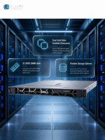 Serveur Dell PowerEdge R660 1U double processeur Intel testé et certifié avec 3 ans de garantie Qualité originale Serveur fiable
