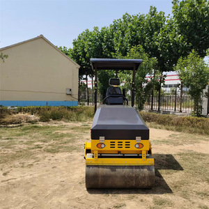 Rouleau vibratoire 3 tonnes, double tambour, entièrement hydraulique, double entraînement, pour la construction routière et le compactage du sol - Product Image 3