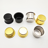 Lanternes et pots à bougies métalliques personnalisés en acier, cuivre et or, avec couvercle, pour bougies