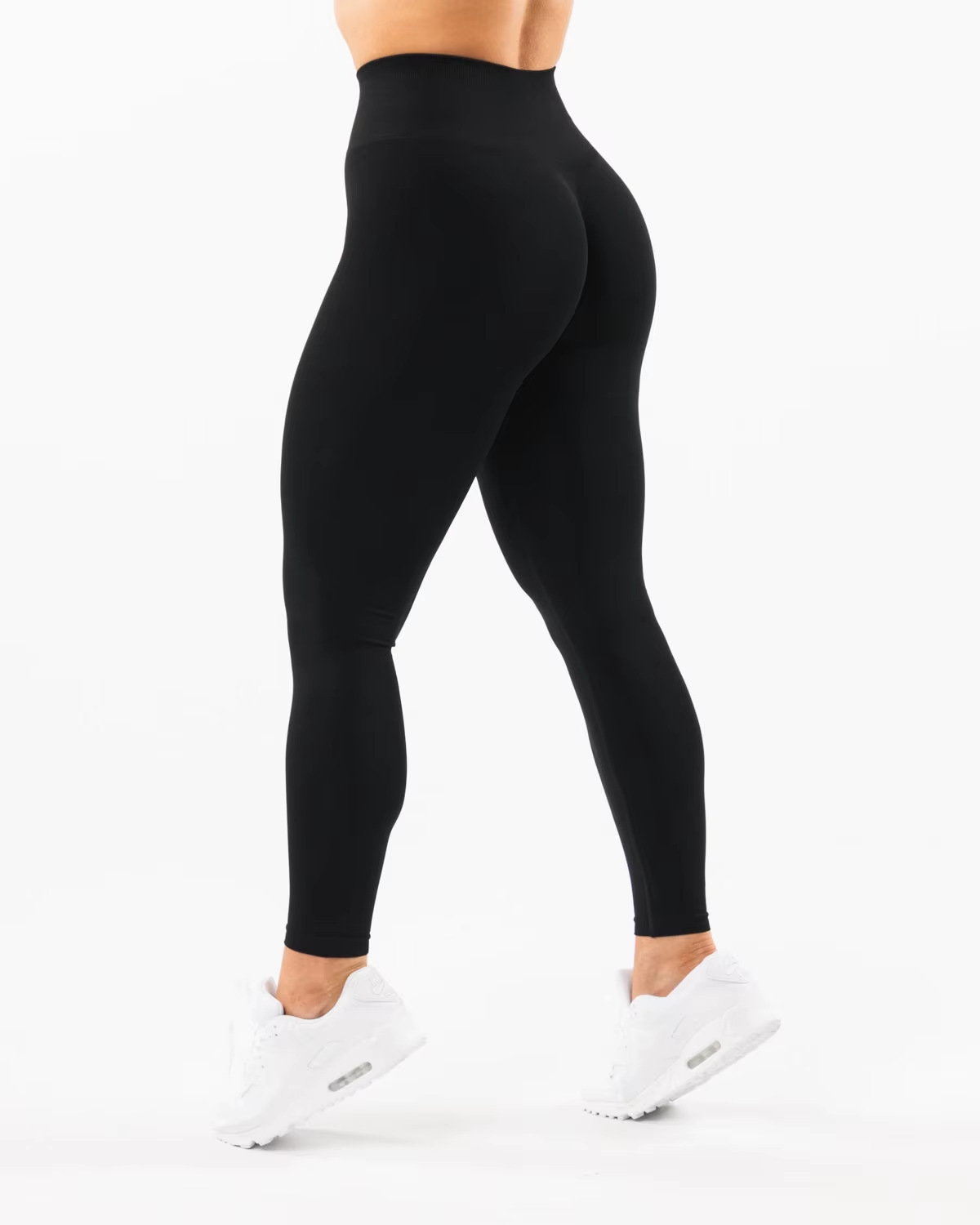 High-Waist Activewear Set: closure, strap or waistband adjustment reference