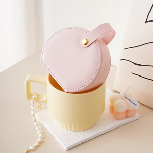 ใหม่กล่องเครื่องประดับกระเป๋าถือ PU เหมาะสำหรับการเดินทางส่วนครึ่งวงกลมเหมาะกับแหวนสร้อยคอต่างหูฯลฯขายส่งมี - Product Image 3