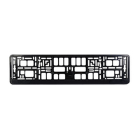 Cadres de plaque d'immatriculation européens personnalisés avec logo, support de numéro imprimé, décoration de voiture, cadre de plaque d'immatriculation européenne sur mesure