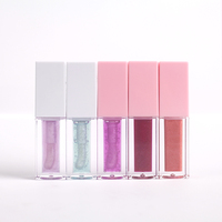 Serum Bibir Buah Semangka Mengkilap 42 Warna Kustomisasi Label Pribadi dengan Vitamin E, Rasa Vegan