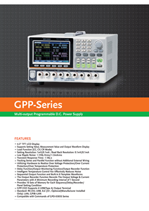 GPP3323 Fuente de alimentación CC programable de tres canales 32V 3A 1,8 V/2,5 V/3,3 V/5V 3A estándar RS232 - Product Image 3