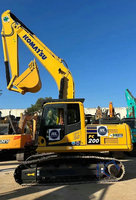 Excavadora de cadenas Komatsu Modelo 130 de segunda mano con caja de cambios y bomba en excelentes condiciones, precio económico, origen Japón