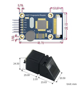 High Quality <strong>Fingerprint</strong> Door Lock <strong>Biometric</strong> Optical <strong>Sensor</strong> STM32F205 Support UART <strong>Fingerprint</strong> Reader <strong>Module</strong> - Product Image 6
