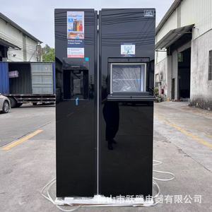 Side By Side <b>Refrigerator</b> 613L With Ice Maker Auto Defrost Foshan Origin - Product Image 1