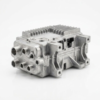 Carcasa de Controlador de Domano de Aluminio Fundido a Presión de Alta Precisión Personalizada AsiaLink para ECU Automotriz EV, Arquitectura Electrónica OEM