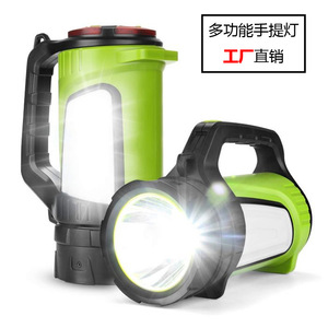 Hand Lantern Led <b>Rechargeable</b> Battery Touch Switch Outdoor Camping Light Portable <b>Flashlight</b> With Usb Port - Product Image 2