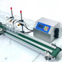 TEBAK 4H1200/3200/6500 Machine de remplissage automatique de liquides à pesage rapide avec convoyeur, petite remplisseuse de liquides à livraison rapide