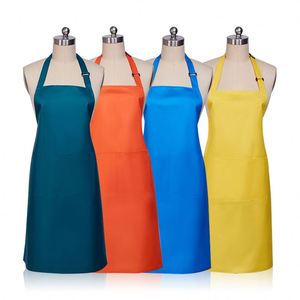 Customized Logo Adjustable Color Waterproof Oil-proof Nylon Woven Unisex Chef <b>Apron</b> <b>Kitchen</b> Cooking Restaurant Waiter Plain - Product Image 3