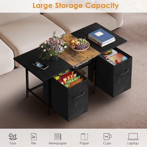 Table basse de style minimaliste moderne, best-seller transfrontalier, meubles de salon, table basse multifonctionnelle minimaliste - Product Image 4
