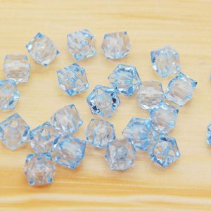 Vente en gros de <span class=keywords><strong>perles</strong></span> carrées en acrylique transparentes colorées de 6/8/10 mm, 500 g/sac, <span class=keywords><strong>perles</strong></span> en vrac pour la fabrication de bijoux - Product Image 4