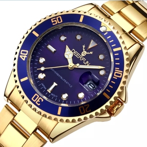 DEERFUN 201707071 Orologio al Quarzo Elegante per Ragazzi con Cinturino in Acciaio Resistente all'Acqua con Display Data Orologio da Polso Conciso e Intelligente - Product Image 1