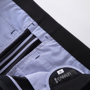 Người Đàn Ông Của Công Việc Giản Dị Quần Polyester Nylon Hàng Hóa Jogger Với Flat Front Phong Cách Ăn Mặc Có Thể Quần Cho Bảo Hộ Lao Động - Product Image 3