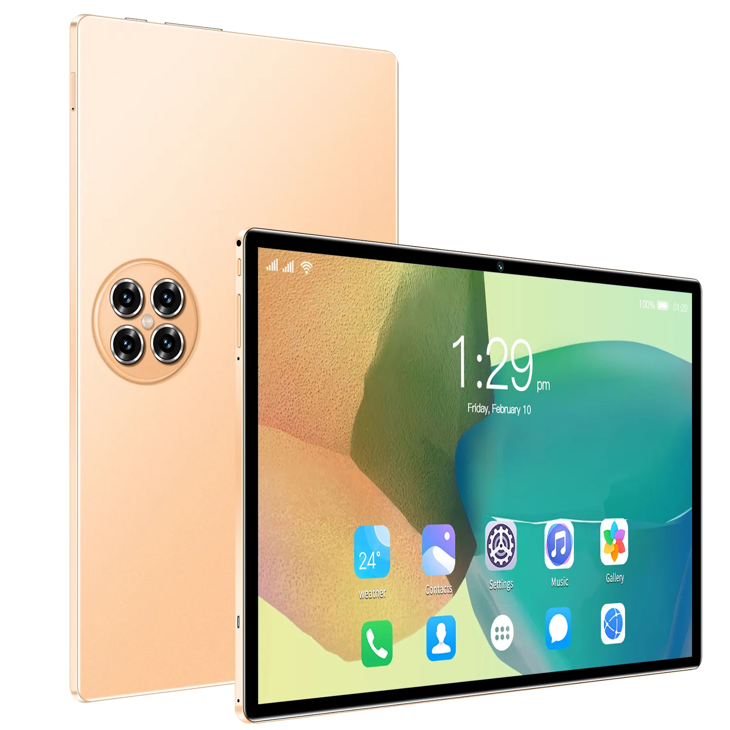 2024nuovo arrivo natale popolare Mate50 tablet PC 10.1 big IPS HD touch screen enorme 8000 di memoria Mah Pad android di grande capacità